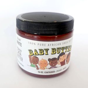 100% Pure African Shea Butter - 16oz - Creamy - WHITE